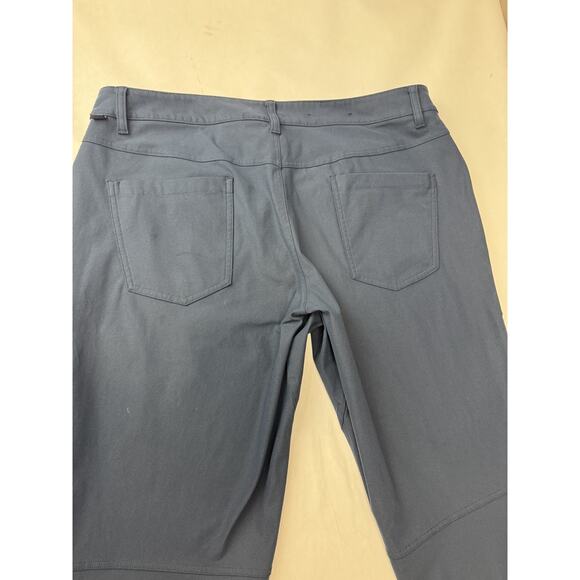 Lululemon ABC Pants Mens 36 * 32 Blue Classic Fit 5 Pocket Warpstreme LM5968S - Picture 9 of 11